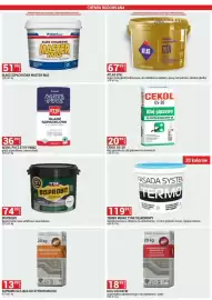 Merkury Market gazetka Strona 62: ATLAS GTA super biała gładź polimerowa €67,99, TERMO BRAVO TYNK SILIKONOWY €119,99