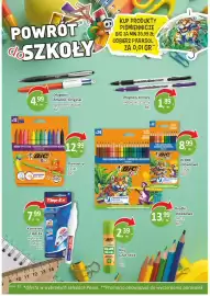 Passa gazetka Strona 12: Flamastry BIC €12,99, Długopis żelowy niebieski, czarny BIC €1,89