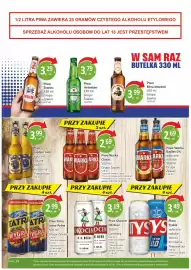 Passa gazetka Strona 14: Piwo Warka Radler 0% €2,69, Piwo Okocim O.K. Beer €3,19