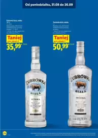 Lidl gazetka | Alkohole Strona 5: Wódka Żubrówka €50,99