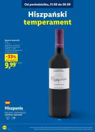 Lidl gazetka | Alkohole Strona 15: Wino wytrawne Tempranillo €9,99