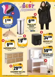 Catalogue La Foir'Fouille semaine 36 page 2: SWEAT PLAID SHERPA €6,99, AIRFRYER 4.2 L €34,99