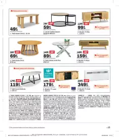 Catalogue BUT page 13: Baya Meuble TV €159,99, Zenia Table basse €69,99