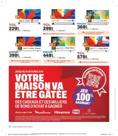 Catalogue BUT page 2: PHILIPS Téléviseur €449,99, SAMSUNG Téléviseur €399,99