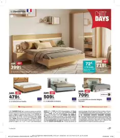 Catalogue BUT page 27: Pesaro Lit 160x200 cm €509,99, Aurélio Lit 160x200 cm €479,99