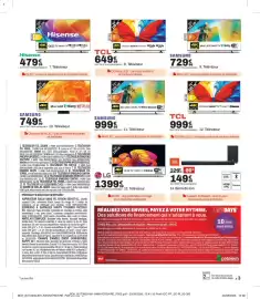 Catalogue BUT page 3: SAMSUNG Téléviseur €999,00, LG Téléviseur €1.399,99