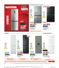 Catalogue BUT page 8: Haier Réfrigérateur multi-portes €949,99, SIGNATURE Combina €529,99