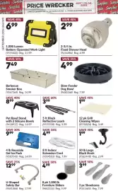 Princess Auto flyer Page 11: Black Reflective Leash €3,99, 8 ft Indoor Extension Cord €4,99