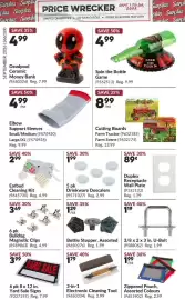 Princess Auto flyer Page 14: Bottle Stopper, Assorted €1,29, Yard Sale Signs €3,99