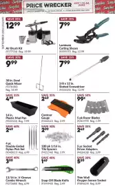 Princess Auto flyer Page 26: Contour Gauge €2,49, Tile Spacers €2,99