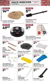 Princess Auto flyer Page 33: Poly Rope €3,49, .22 Cal. Pellets €6,49