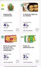 Catalogue Picard page 3: LE BIO Purée de potimarron €2,50, Picard Purée de pomme de terre €3,99