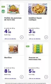 Catalogue Picard page 5: LE BIO Ananas en morceaux €5,99, Ploar Morilles €8,99