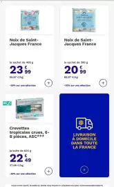 Catalogue Picard page 9: Picoard Crevettes entières crues €22,49, Picard Noix de Saint-Jacques €20,99