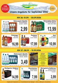 Getränke Göbel Prospekt Seite 1