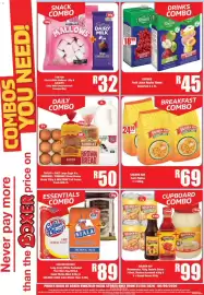 Boxer catalogue week 36 Page 4: ESSENTIALS COMBO €89,00, RHODES Fruit Juice Nectar Blend Assorted €45,00