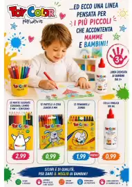 Volantino A Casa Mia settimana 36 Pagina 12: Toy Color pastelli a cera junior €0,99
