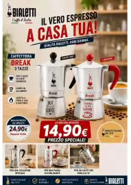 Volantino A Casa Mia settimana 36 Pagina 22: Caffettiera Break Bialetti €14,90