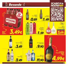 Volantino Iper Super Conveniente Pagina 15: Tavernello Vino bianco/rosso/rosato €1,59, Petrus Boonekamp Amaro €9,90