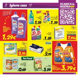 Volantino Iper Super Conveniente Pagina 21: Wc Net Gel vari tipi €1,59, Ren Tovagliolo monovelo decorato €2,19