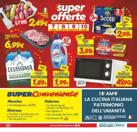 Volantino Iper Super Conveniente Pagina 28: Sharp Microonde con grill €49,90, Levissima Acqua naturale €1,89