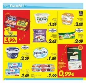 Volantino Iper Super Conveniente Pagina 4: Terrabuona Mozzarella senza lattosio €2,65, Yomo Yogurt magro assortito €1,99