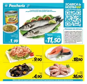Volantino Iper Super Conveniente Pagina 9: Salmone €18,90, Polpo decongelato €16,90
