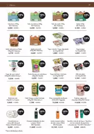Folleto NaturaSí Página 7: Sojade postre de soja con arándanos €3,43, Natruly proteína vegana de chocolate €14,62