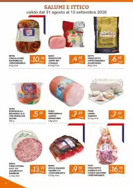 Volantino Zona Pagina 10: Mortadella Lavino Pistacchio €7,89, Finocchiona I.G.P. 1/2 €13,99