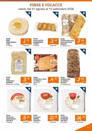 Volantino Zona Pagina 19: Focacciotto Margherita Bakery €3,49, Schiacciata ai cereali masato €7,99