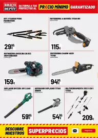 Catálogo Brico Depôt Página 14: Titan - motosierra a batería €115,00, Soplador batería 18v 2.0ah €59,95