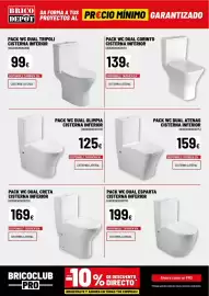 Catálogo Brico Depôt Página 6: Pack wc dual espparta cisterna inferior €199,00