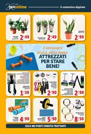 Volantino Deco Supermercati Pagina 32: Panno sport rinfrescante €1,50, Corda fitness con manici in spugna €2,90