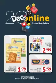 Volantino Deco Supermercati Pagina 21: Mulino Bianco Fette Malto d'Orzo €1,79, Sammontana 6 mini gruvi vari gusti €2,99