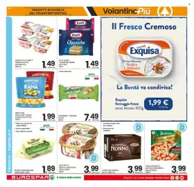 Volantino Eurospar settimana 36 Pagina 18: PANCETTA A CUBETTI DESPAR DOLCE/AFFUMICATA €1,49, Exquisa €1,99