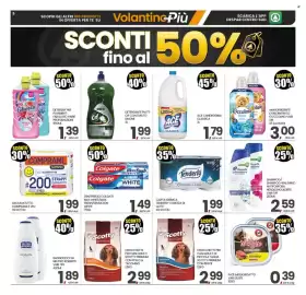 Volantino Eurospar settimana 36 Pagina 5: FABULOSO €1,39, COCCOLINO €3,00