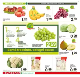 Volantino Eurospar settimana 36 Pagina 8: Cavolfiore Bianco €1,69, Uva da tavola bianca €2,59