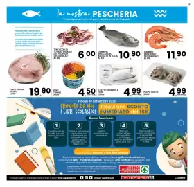 Volantino Interspar Pagina 16: Ombrina boccadoro €10,90, Lepore filetto di spigola skin €4,99