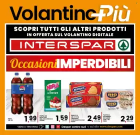 Volantino Interspar Pagina 17: Pepsi €1,99, Biscotti Mc Viti's Original/Integral/Cacao €2,49