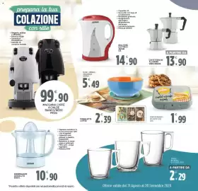 Volantino Interspar Pagina 12: Spremiagrumi ZEPHIR €10,90, Macchina caffè a cialde bianco/nero frog €99,90