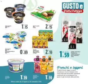 Volantino Interspar Pagina 9: Milk Kefir Colato Greco €0,89, Drink anguria/fragola/stracciatella pro lindahls €1,59