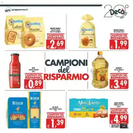 Volantino Deco Superstore Pagina 3: Mulino Bianco biscotti classici €2,69, Mare Aperto Tonno Filo d'Olio €4,99