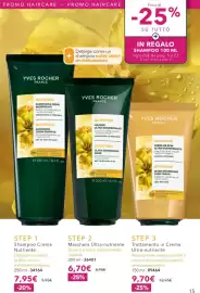 Catalogo Yves Rocher Pagina 15: Maschera Ultra-nutriente Yves Rocher €6,70, Shampoo Crema Nutriente €7,95
