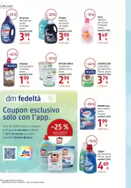 Volantino dm drogerie markt Pagina 14: Fabuloso ammorbidente €1,99, Natura Amica ecodetersivo €2,99