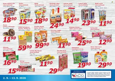ESO MARKET leták Strana 5: Kostici ruzne prichutě €1.590,00, Kunin mléčná rýže různé příchutě €1.890,00