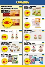 Nelins reklamblad vecka 36 Sida 6: Pepma kefir €20,00, Riazhanka €20,00