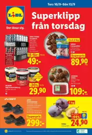 Lidl reklamblad vecka 37 Sida 29: Sviskon €24,90, Milbona high protein fruktkvarg €29,90