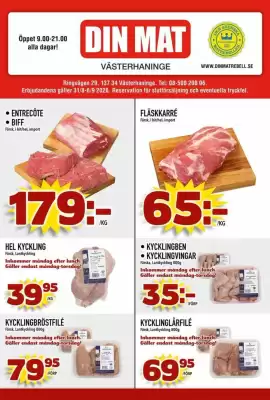 Din Mat reklamblad (giltig till och med 6-09)
