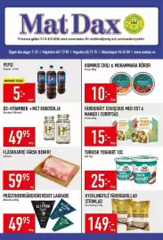 Matdax reklamblad vecka 36 Sida 1