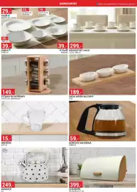 Baumax leták Strana 34: Alice kávový set €299,00, Stojan na kořenky €149,00